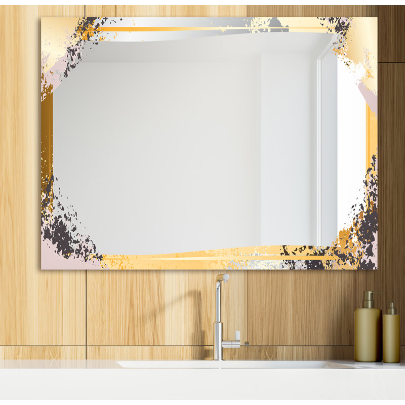 Glam glass led bathroom mirror hotsell
